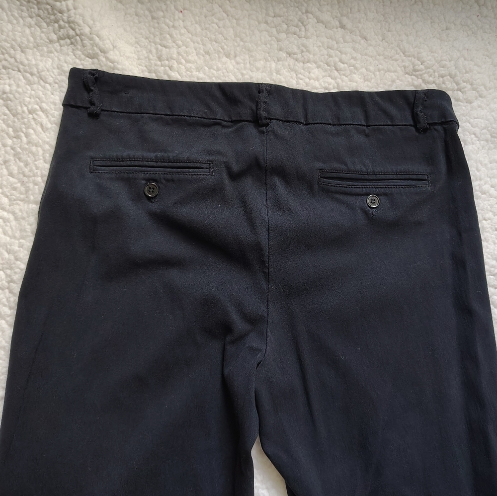 Zac & Rachel Women's Size 10 Black Cropped Dress Slacks - Picture 8 of 11